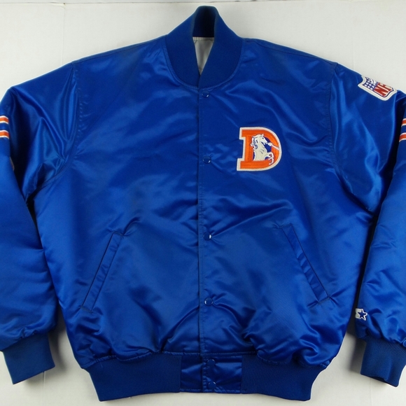 Vintage Starter ProLine NFL Denver Broncos Satin Jacket Size Men's XL